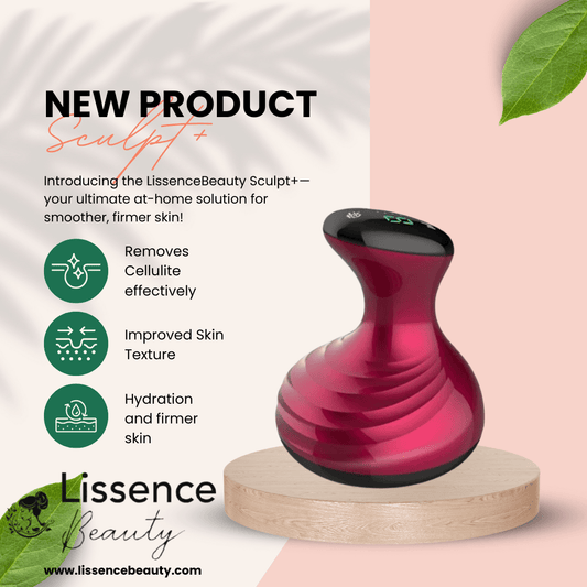 LissenceBeauty Sculpt+ Cellulite Massager | Heated Suction Therapy for Smooth, Firm Skin - LissenceBeauty