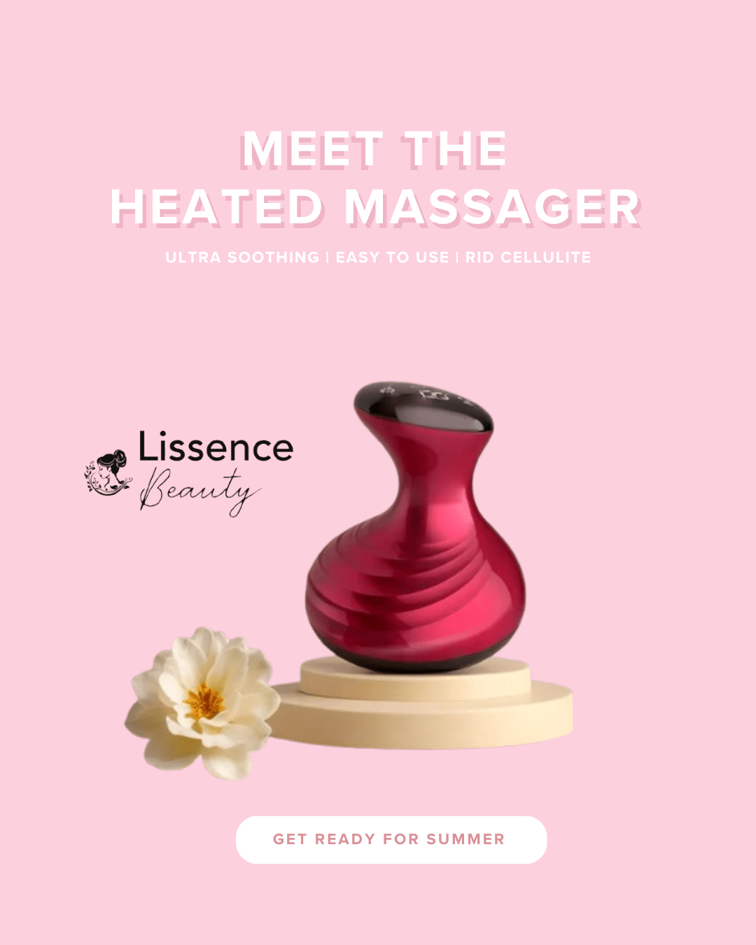 LissenceBeauty Sculpt+ Cellulite Massager | Heated Suction Therapy for Smooth, Firm Skin - LissenceBeauty